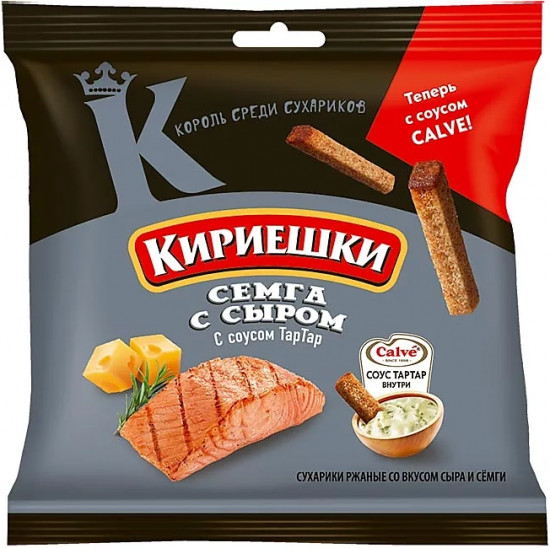 Сухарики «Семга с сыром»
