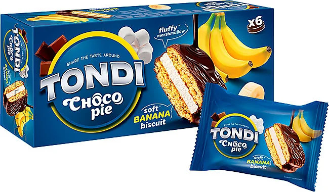 Пирожное банановое в шоколадной глазури «Choco Pie» | Tondi