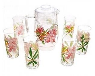 Набор Carine Freesia (графин, 6 стаканов) | Carine Freesia | Luminarc