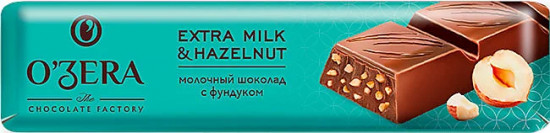 Шоколад молочный «Extra milk & Hazelnut»
