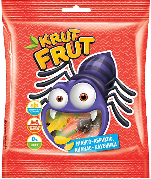 Мармелад жевательный «Паучки» | KrutFrut