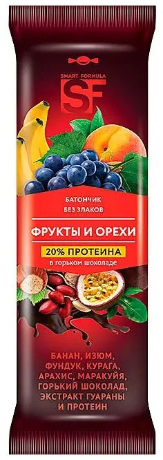 Батончик фруктовый «Фрукты и орехи» | Smart Formula