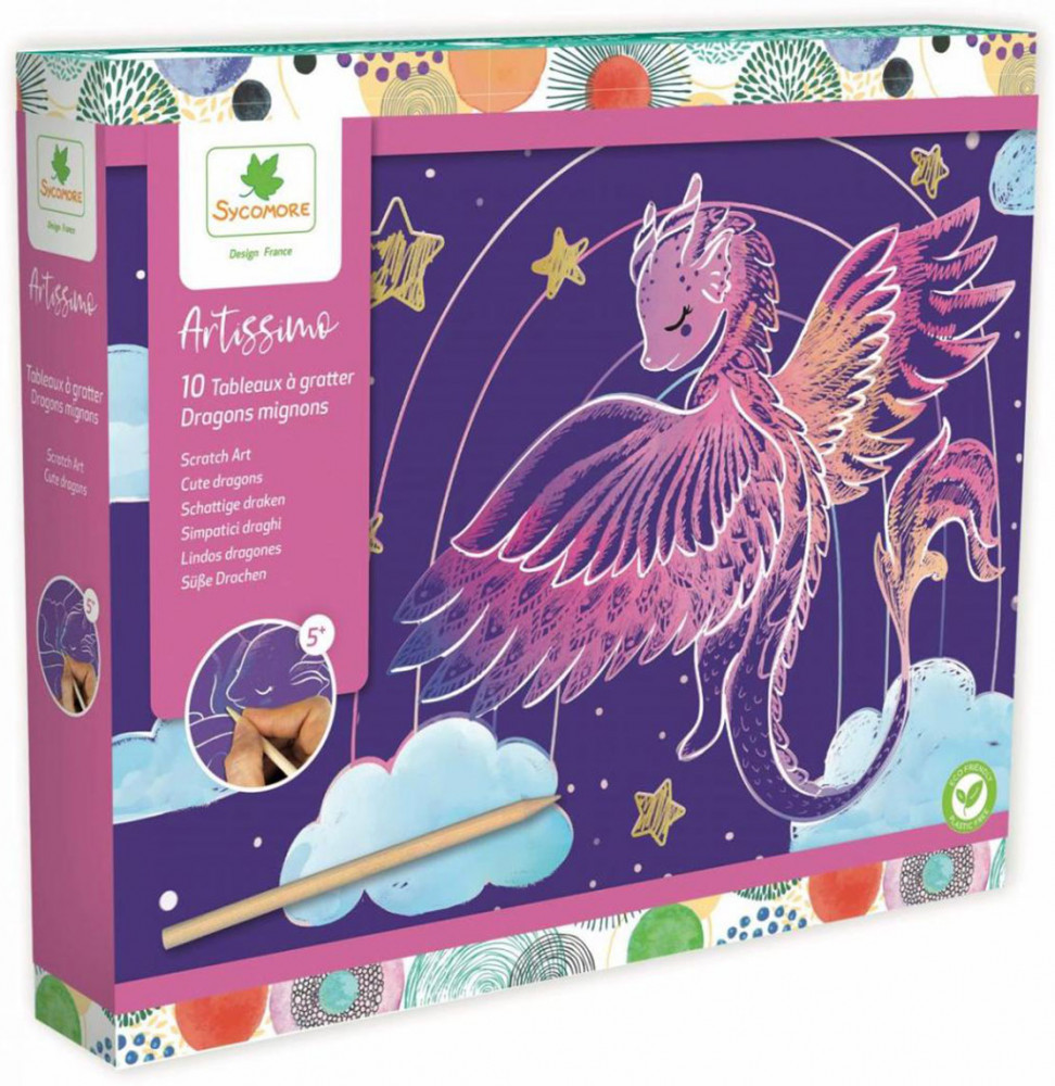 Набор для скретчинга «Драконы»