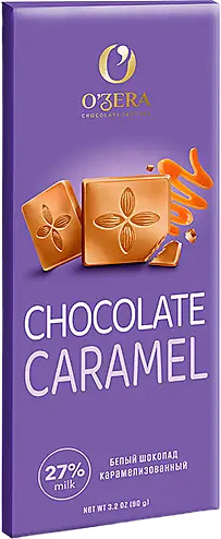 Шоколад белый карамельный «Caramel» | O'Zera