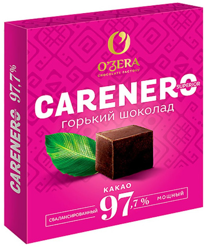 Шоколад горький «Carenero Superior» | O'Zera