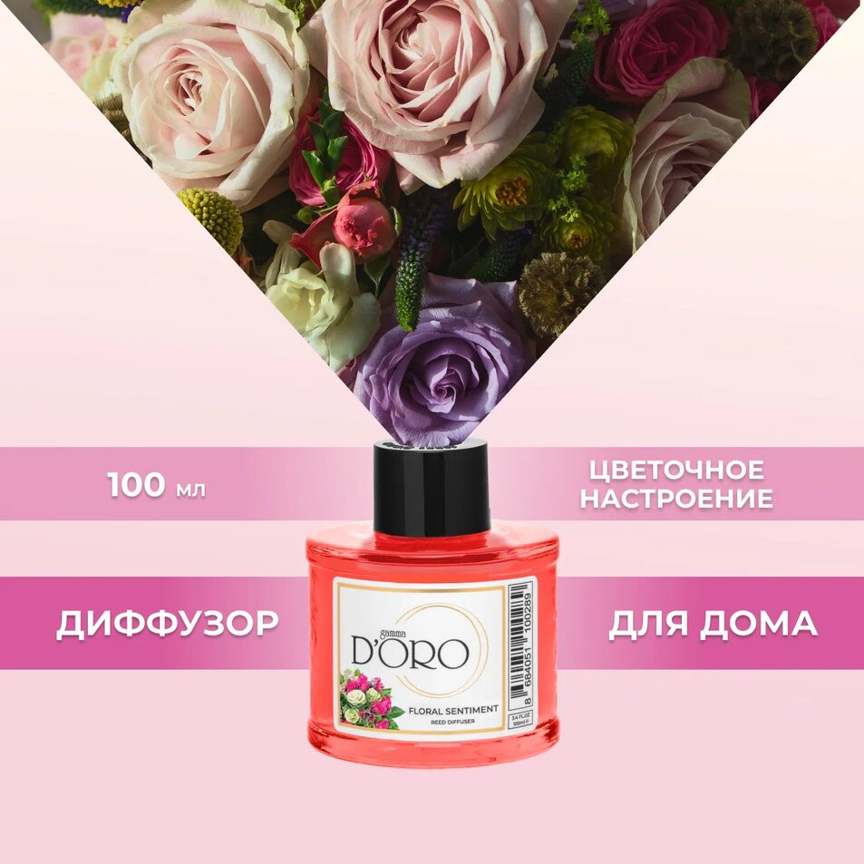 Аромадиффузор ароматический «Цветочное настроение» | Gamma D’oro