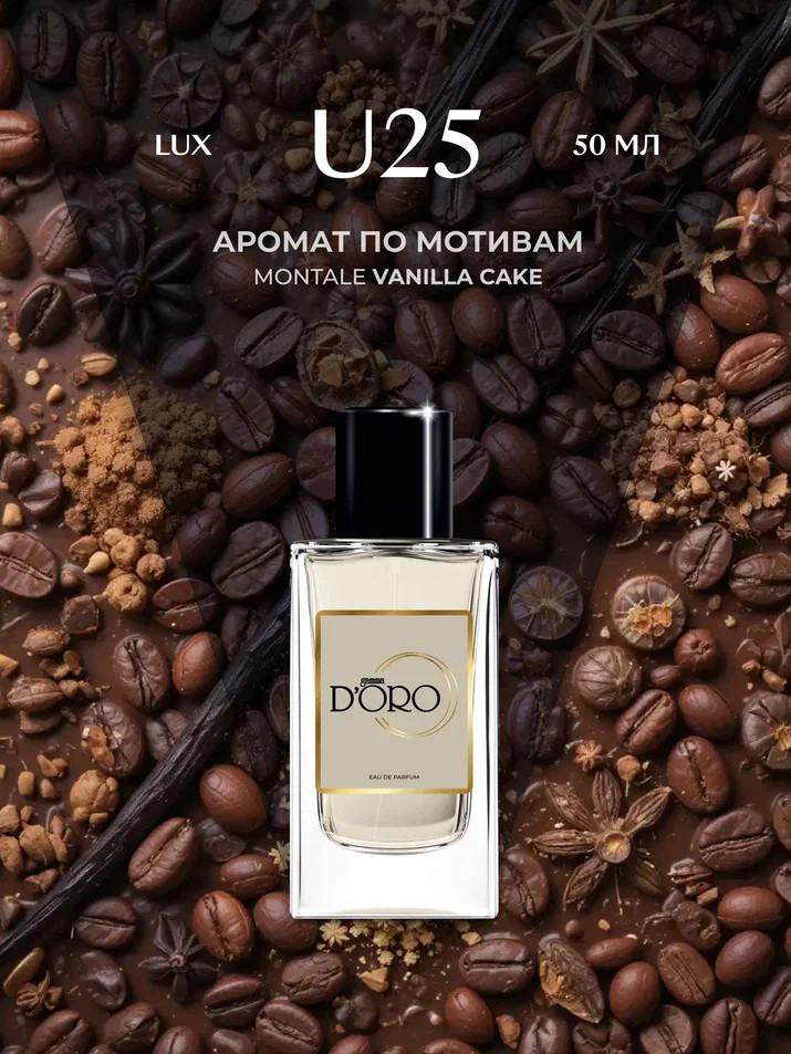 Парфюмированная вода по мотивам «Montale Vanilla Cake» | Gamma D’oro