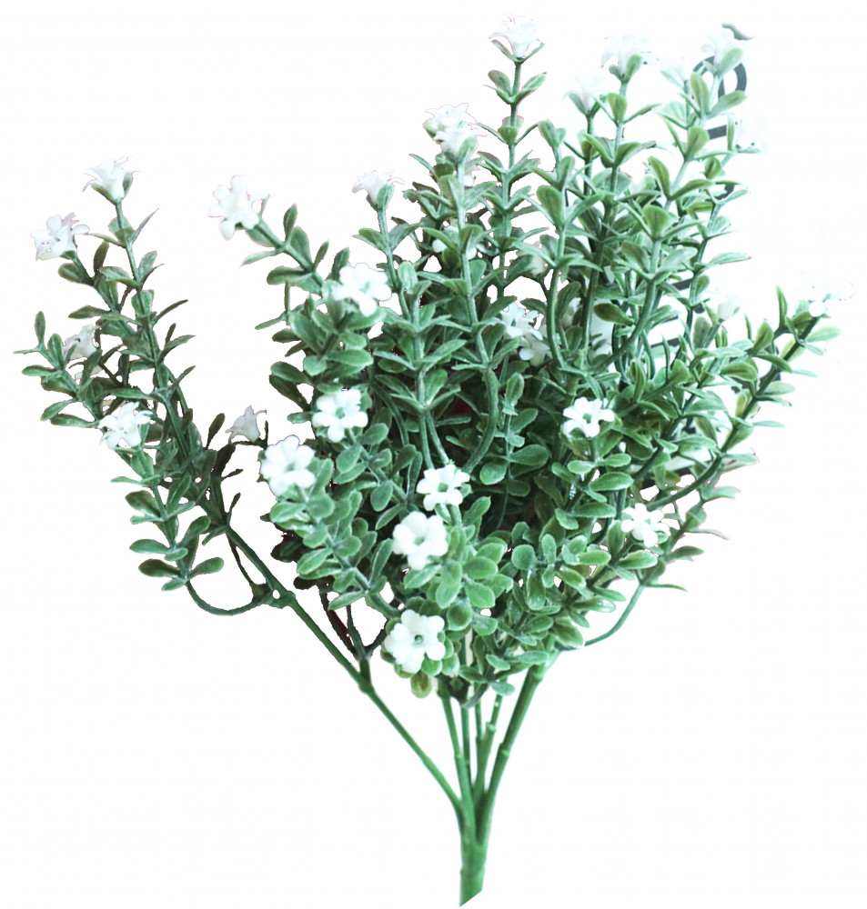 Ветка цветов искусственных «Белая» | Феникс Презент