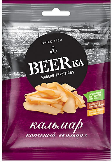 Кольца кальмара копченые | KDV group