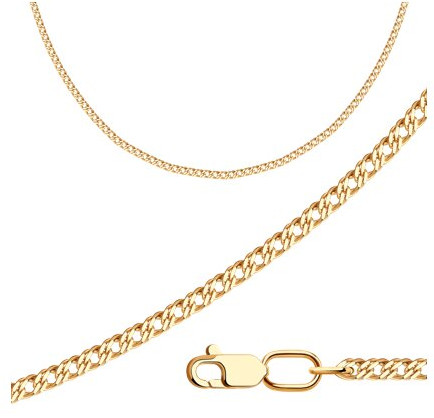 Цепь из золочёного серебра | SOKOLOV