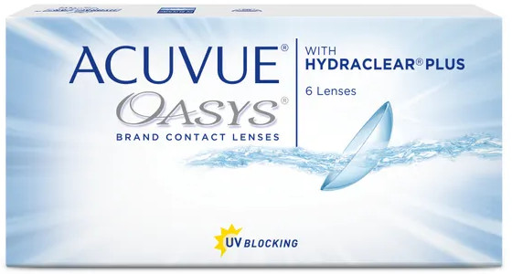 Контактные линзы Acuvue Oasis -6,00, набор из 6 шт. | Acuvue