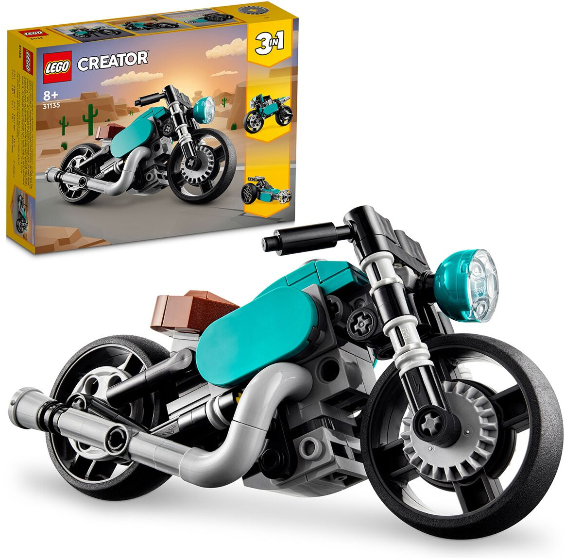 Конструктор Creator 31135 Винтажный мотоцикл. Vintage Motorcycle | LEGO Creator | LEGO (ЛЕГО)