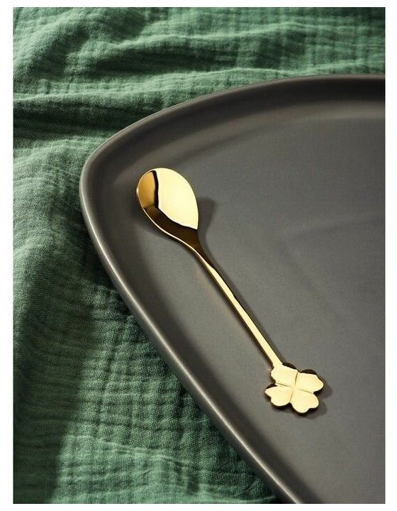 Ложка десертная «Клевер» | Garden | Magistro