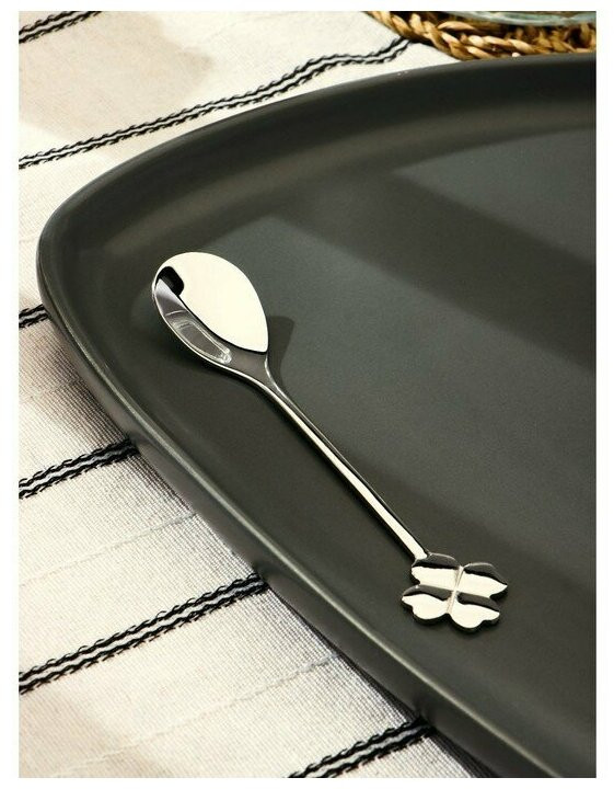 Ложка десертная «Клевер» | Garden | Magistro