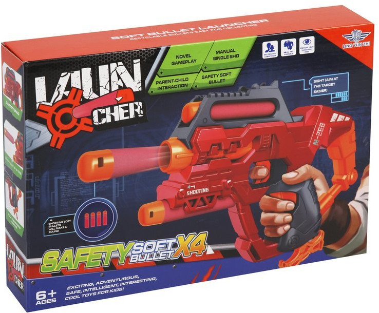 Бластер с мягкими пулями | Наша игрушка