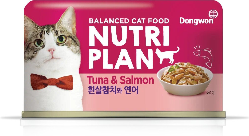 Консервы для кошек «Тунец с лососем в собственном соку» | Nutri plan