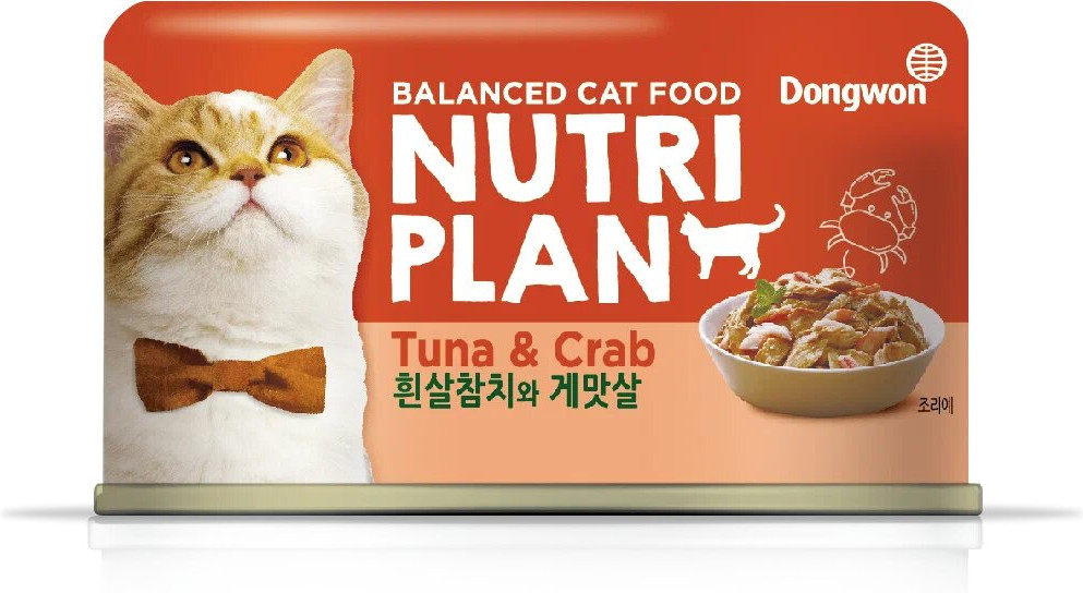 Консервы для кошек «Тунец с крабом в собственном соку» | Nutri plan