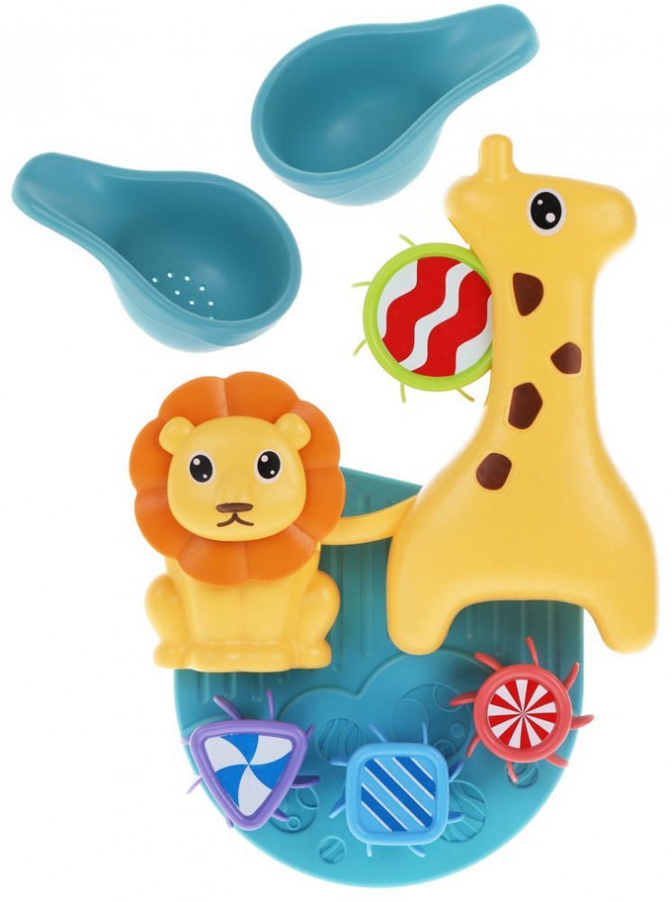 Игрушка для купания заводная «Зоопарк» | Жирафики