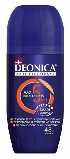 Дезодорант-антиперспирант «Max-protection 5 в 1 for men»