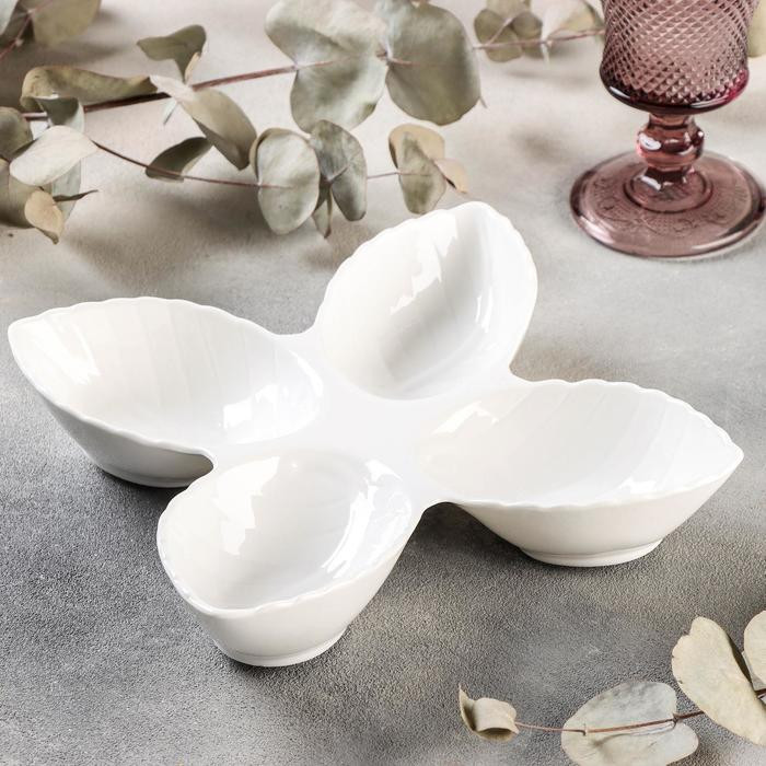 Менажница «Листочки» | Бланш | Magistro