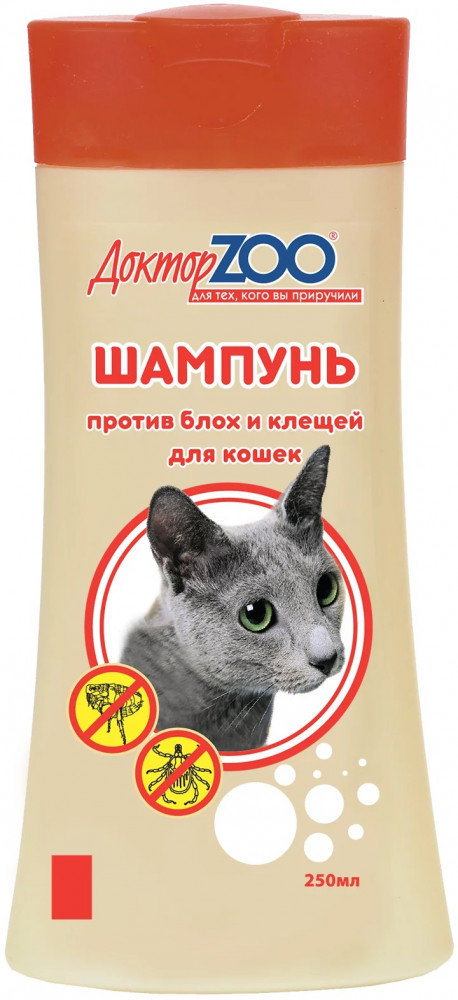 Шампунь для кошек антипаразитарный | Доктор ZOO