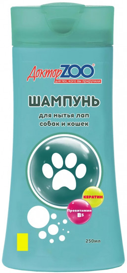 Шампунь для мытья лап у кошек и собак