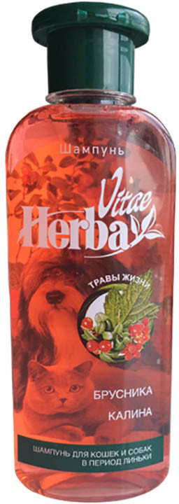 Шампунь для собак и кошек при линьке | Herba Vitae