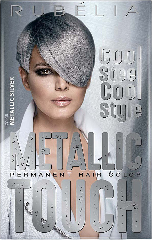 Краска для волос «Metallic touch», оттенок Silver | Rubella
