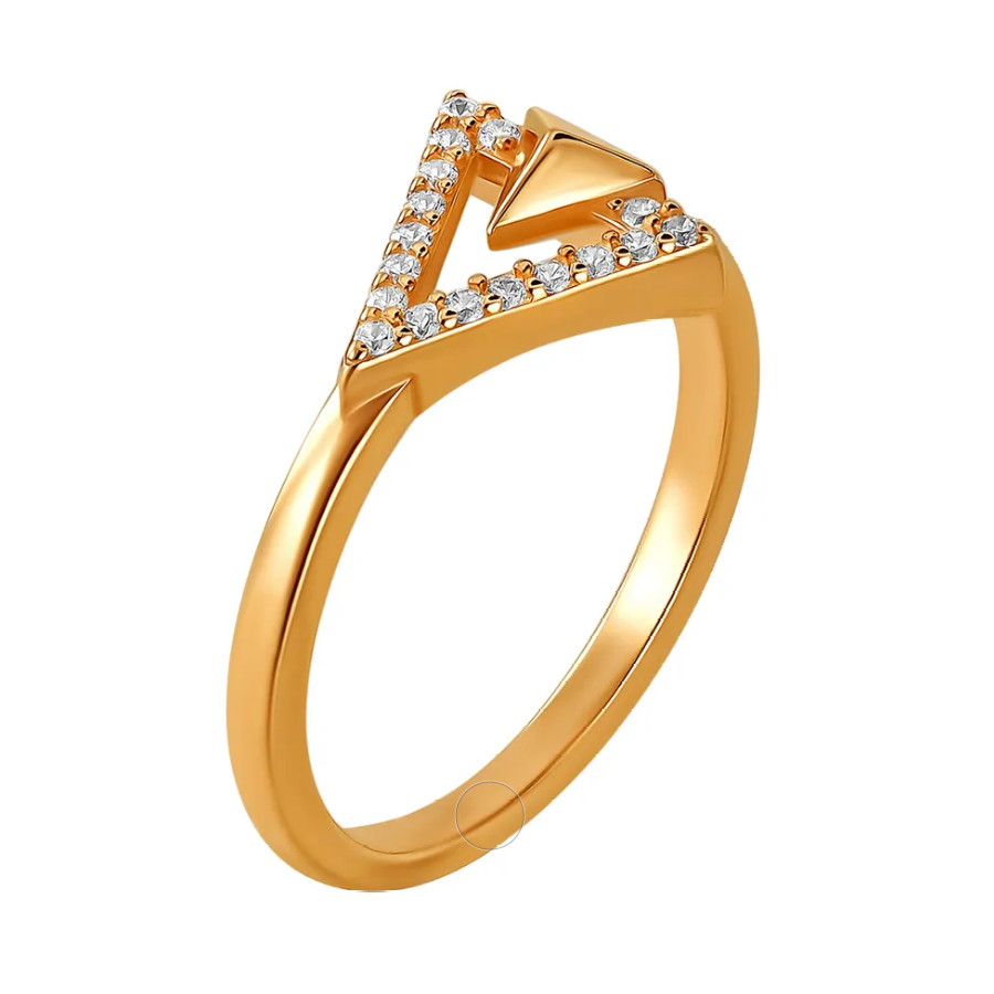 Кольцо из серебра с фианитами | Lucente Silver