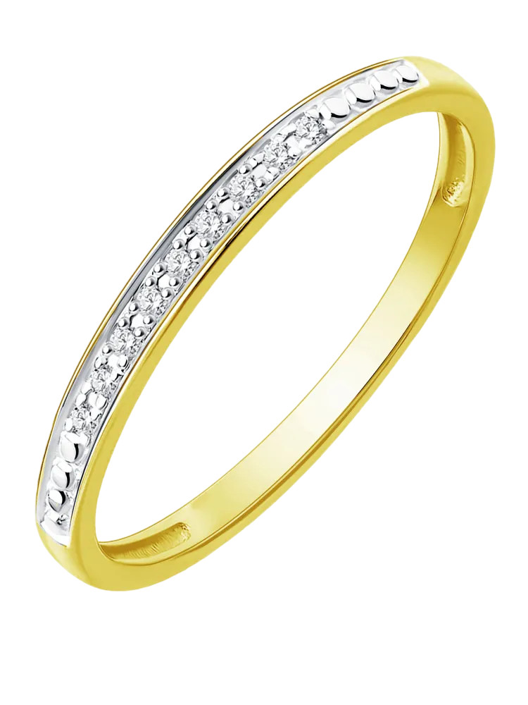 Кольцо из золота с бриллиантами | Lucente Бриллианты Якутии