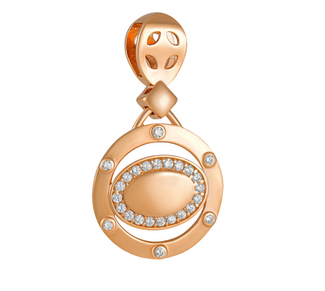 Подвеска из серебра с фианитами | Lucente Silver