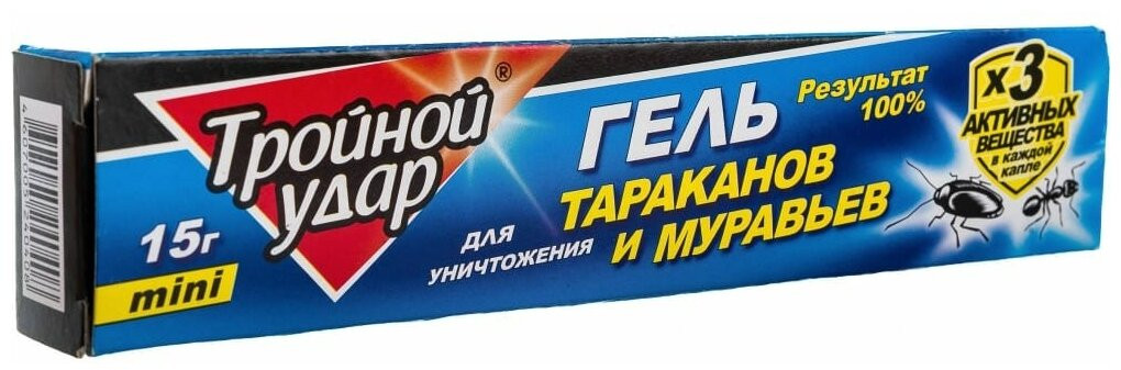 Гель от тараканов «Тройной удар»