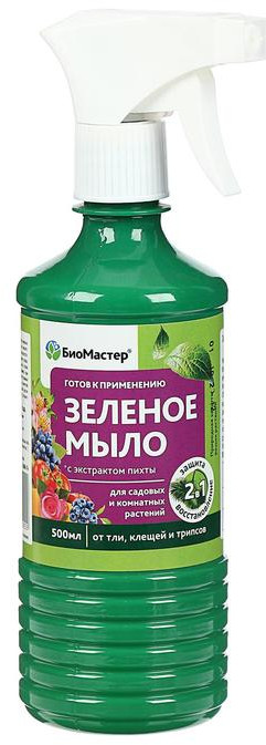 Средство для защиты растений от вредителей «Зеленое мыло» | БиоМастер