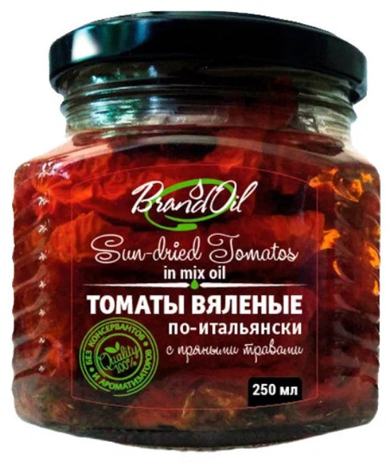 Томаты вяленые с пряными травами по-итальянски | Brand Oil
