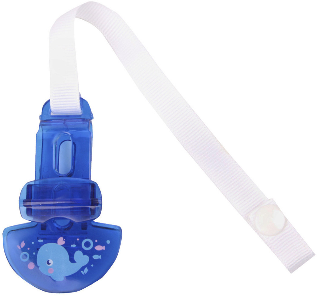 Прищепка-держатель для соски-пустышки «Кит» | Mepsi