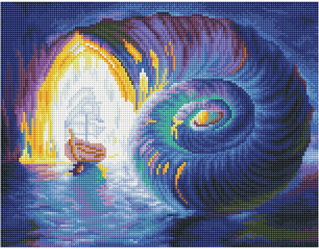 Мозаика алмазная «Затерянный мир» | Три совы