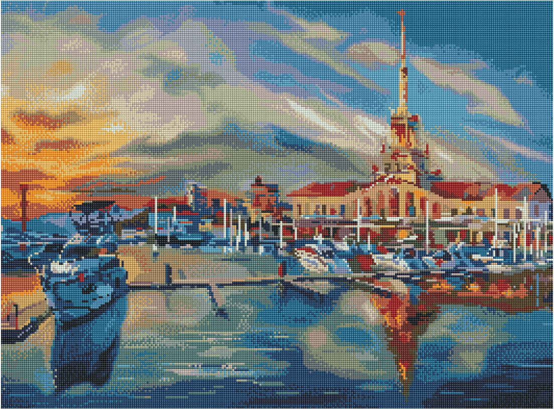 Мозаика алмазная «Сочи» | Три совы