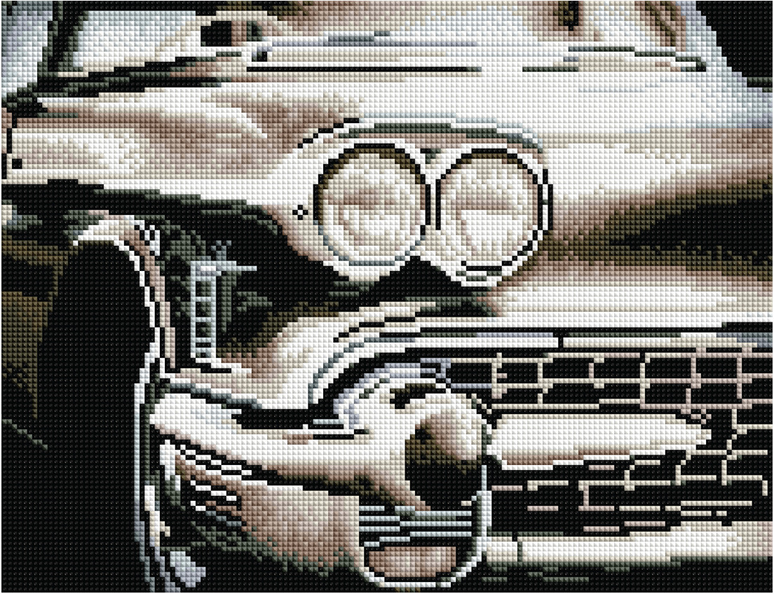 Мозаика алмазная «Винтажный автомобиль» | Три совы