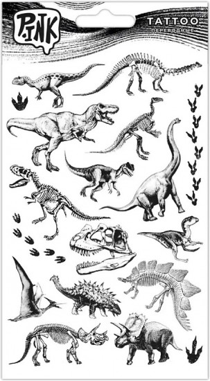 Наклейки-тату переводные «Дино»