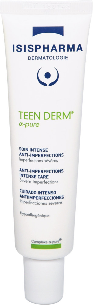 Крем для проблемной кожи «α-Pure» | Teen Derm | ISIS Pharma Dermatologie