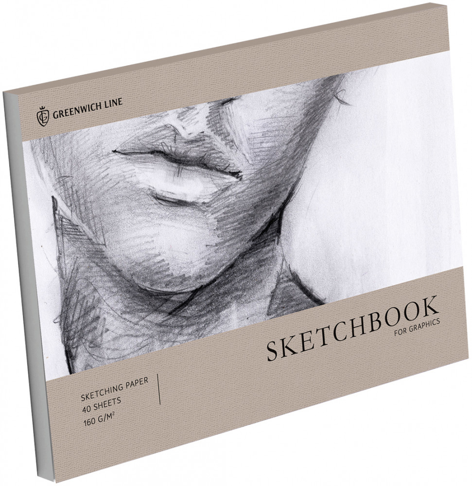 Скетчбук для графики и эскизов «Graphics. Outlines» | Greenwich Line
