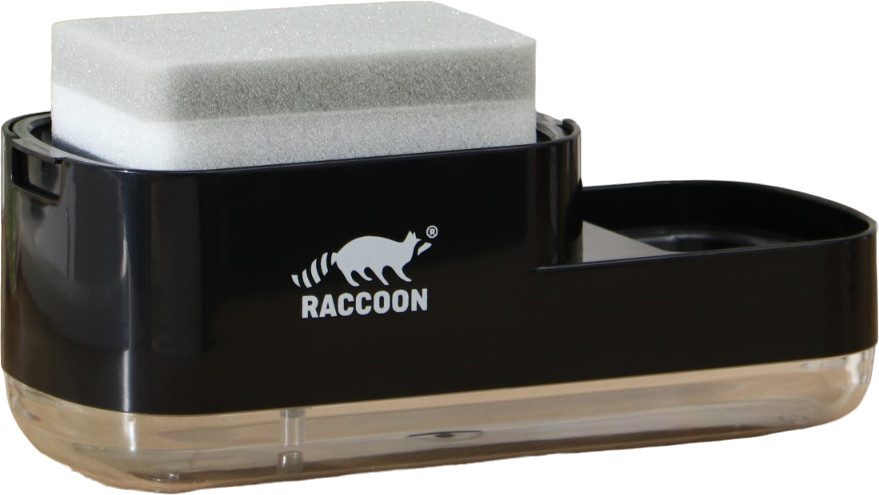 Дозатор для моющего средства с подставкой для губки | Raccoon