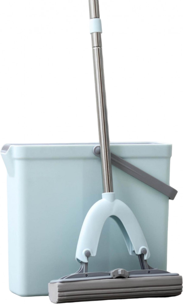 Комплект швабра с отжимом и ведро | Raccoon