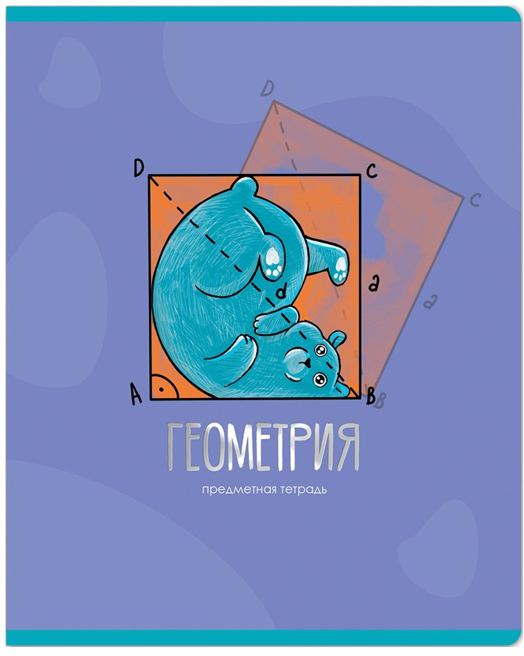 Тетрадь предметная «Геометрия» | Учёный MISHKA | Meshu