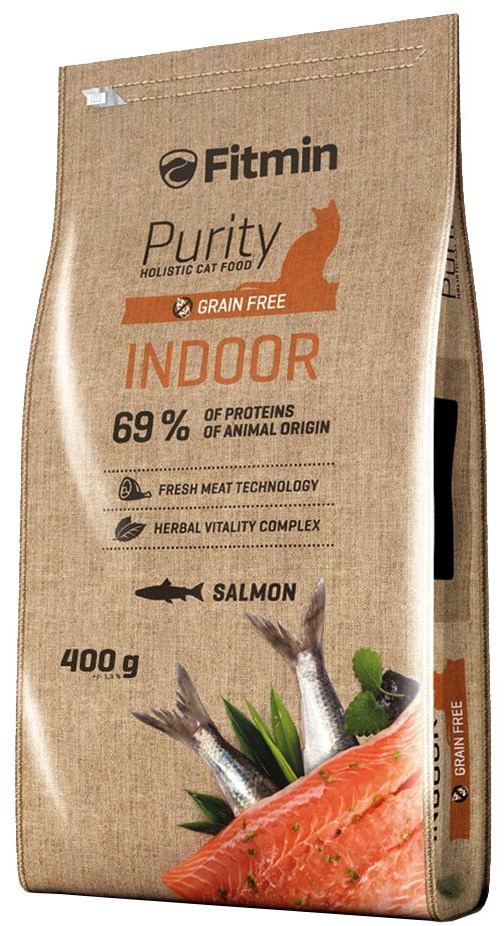 Корм для кошек беззерновой с рыбой «Indoor» | Purity Cat | Fitmin