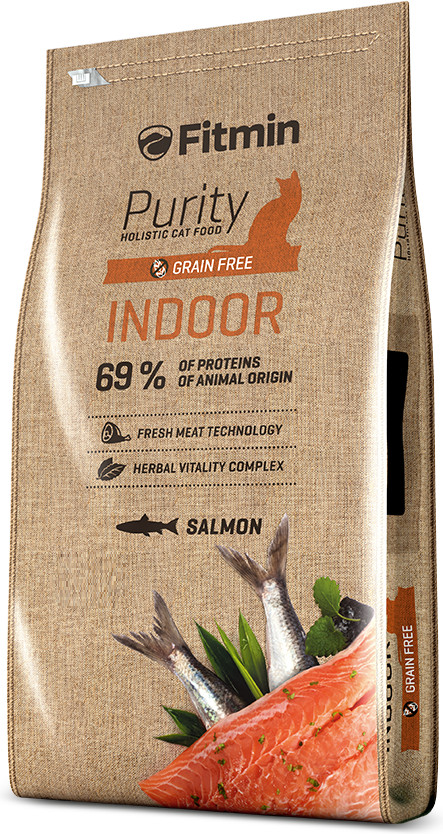 Корм для кошек беззерновой с рыбой «Indoor» | Purity Cat | Fitmin
