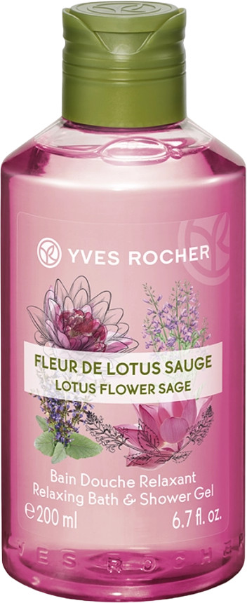 Гель для душа и ванны «Лотос и шалфей» | Yves Rocher