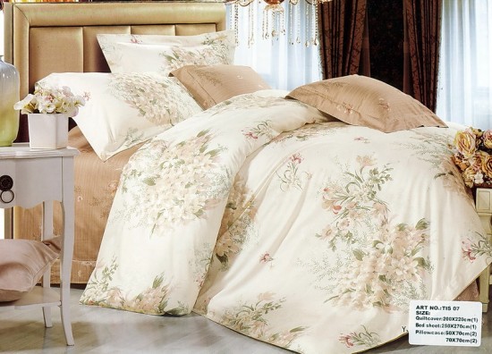 Комплект постельного белья «Tango» (арт. sd038, евро, сатин DeLux, 2 наволочки 50х70 и 2 наволочки 70х70) | ТекстильГрупп