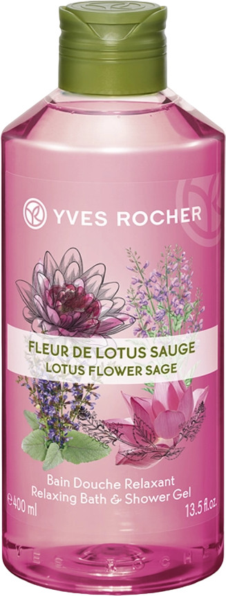 Гель для душа и ванны «Лотос и шалфей» | Yves Rocher