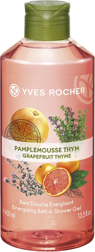 Гель для душа и ванны «Грейпфрут и тимьян» | Yves Rocher
